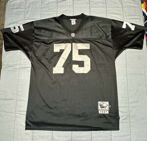 Mitchell & Ness Los Angeles Raiders Howie Long 1987 Authentic Throwbacks Jersey